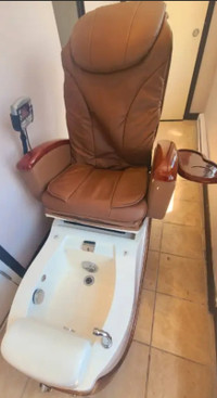 1 pedicure chair and tub for sale. Massage and music