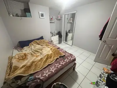 1 Furnished room available for rent from September 1 - in a very spacious 2 room basement apartment...