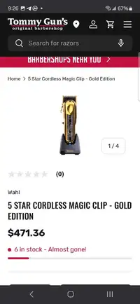 Wahl clipper gold edition 