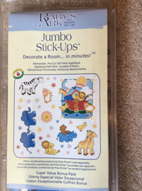 2 packs of Jumbo Wall Stick-Ups ,  Baby's Ark