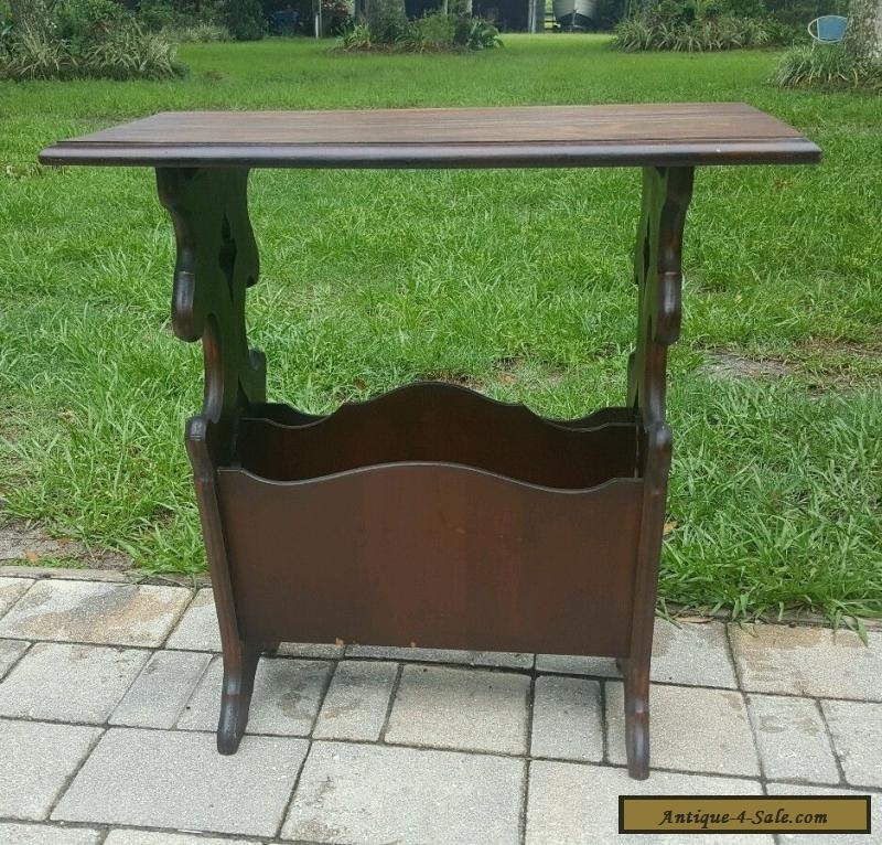 Vintage Wooden Magazine Holder Accent Table Other Tables St. John's Kijiji