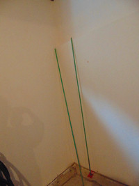 2 newgreen 6 ft. rebar poles (10mm width)