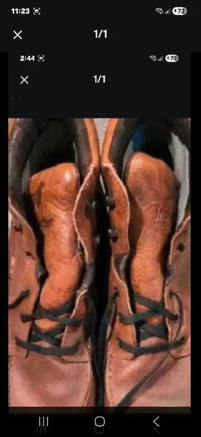 Leather Boots men 12, View more