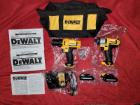 NEW Dewalt 12V Impact Driver & Drill Kit Combo