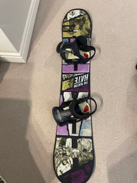 Burton Snowboard with bindings