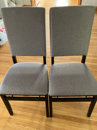 Foldable Upholstered Chairs (2)