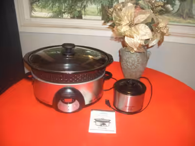 This Rival Crock-Pot Slow Cooker - Model # SCVE600-CN is a Smart Cooker and can also be used as a se...