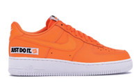 RARE Nike Air Force 1 Low Just Do It Pack Orange Size 9