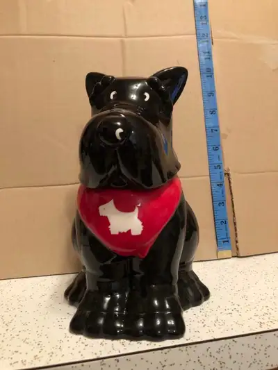 Vintage Westie (Walkers Scottish Terrier) Cookie Jar, View more
