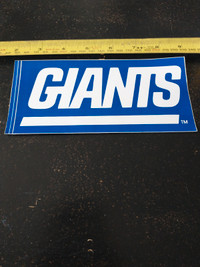 1991 NFL New York Giants football sticker