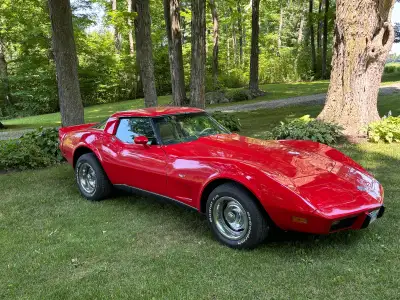 1978 vette. Good condition all around. Driven regularly in the summer. Fun toy. Growing family is th...