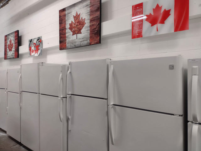 HUGE SELECTION OF REFURBISHED 18CU FRIDGES!! ( 1 YEAR WARRENTY) in Refrigerators in Edmonton - Image 2