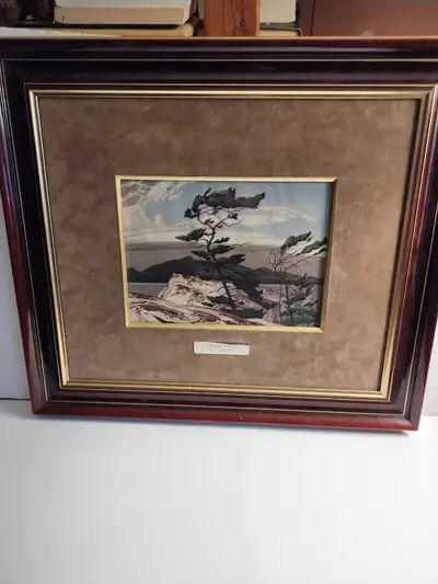 White Pine framed print measures 19.50 inches by 22 inches. North end of Peterborough pick up; cash...