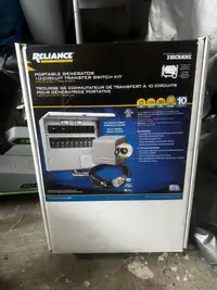 Reliance Controls 30 Amp 7500W 10-Circuit Indoor Transfer Switch