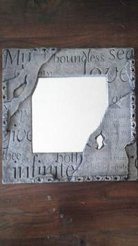 Embossed Mirror 16 inches by 16 inches