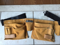 NEW Tool belt suede leather with 11 pockets