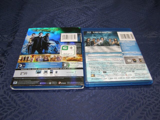 Ensemble de 2 Film Blu-ray + DVD Percy Jackson (Français/Anglais dans CD, DVD et Blu-ray  à Ville de Québec - Image 2