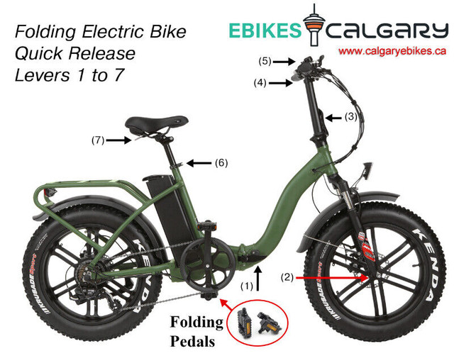 NEW FATGREEN Folding Electric Bike in eBike in Calgary - Image 2