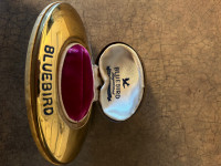 Vintage Bluebird Red Velvet Ring Box