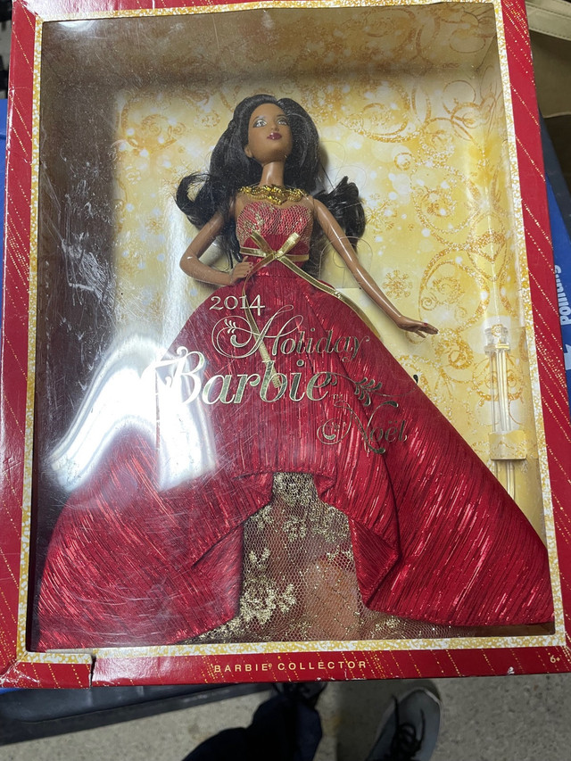 Mattel, 2014 Happy Holidays Barbie doll  African American in Toys & Games in Mississauga / Peel Region
