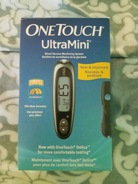 OneTouch UltraMini Blood Glucose Monitoring System.