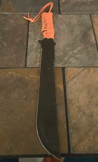 Machete with fitted sheath, View more