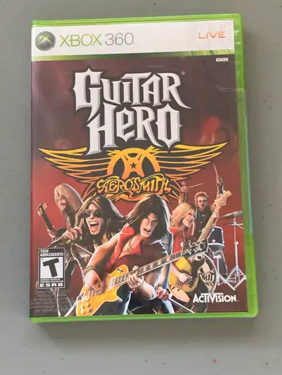 Xbox 360 Video Game Guitar Hero Aerosmith New, View more