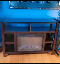 Glass Top TV Stand