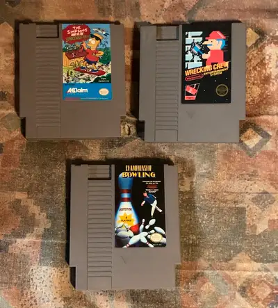 Nintendo NES & SNES game bundle, View more