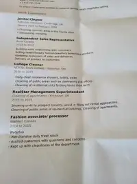 Looking for full time , part time work