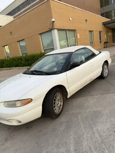 Chrysler V6 engine White in good condition Using for daily use Sports model Convertible White leathe...
