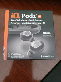 Brand new iQ Podz True Wireless Headphones Bluetooth 10 hours