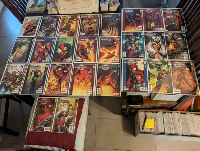 26 Ultimate Spider-Man Marvel comics, not duplicates, mint, boarded Pickup in Valley Ridge NW Please...