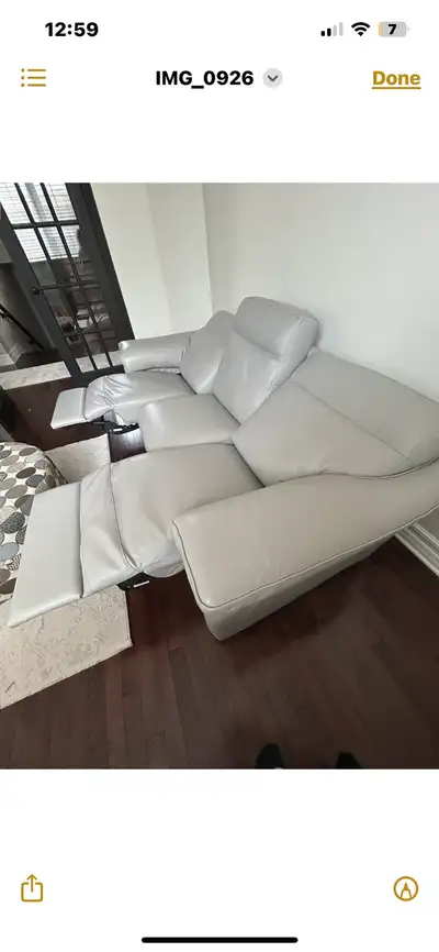 Natuzzi 3 Seat Recliner Sofa, View more