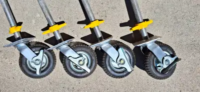 8” scaffolding light duty pneumatic castors, View more