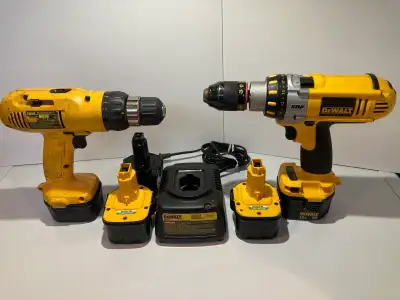 Dewalt Cordless Drill set with Batteries and Charger , View more