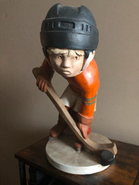 Hockey Sculpture 17" tall