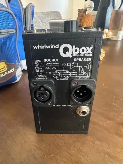 Whirlwind QBox Mic Line Tester, View more