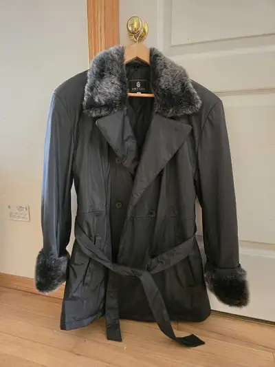 Skijor Fur Collar Coat, View more