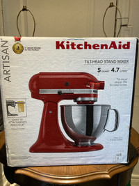 NEW Artisan Kitchen Aid Tilt head stand Mixer 