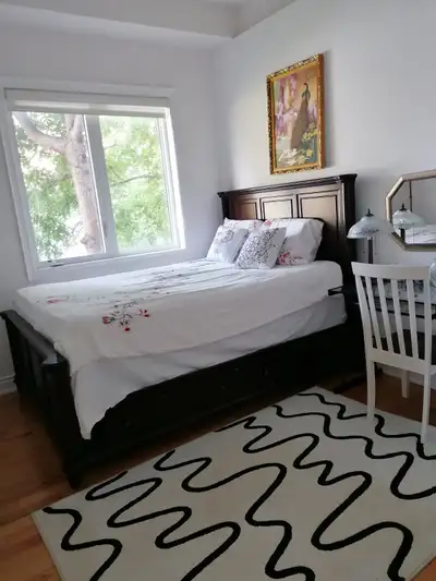 Quiet, clean, and bright room in Richmond Hill * $850/month * Fully funished including a new queen s...