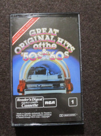 Cassette musique Great original hits of the '50s &'60s (Tape)