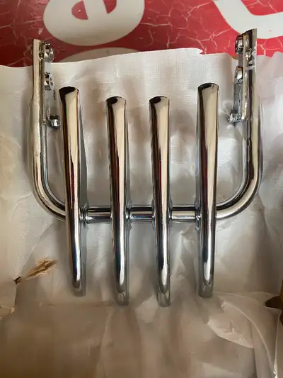 I have a new in box ECOTRIC Clasics Rigid Stealth Luggage Rack for sale. Designed for Harley 06-08 F...