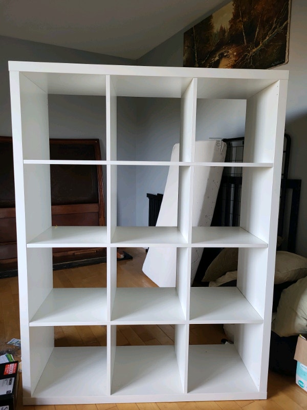 IKEA kallax 12 ouvertures blanc Kallax 12 spots white Rangement et