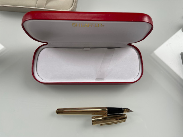 New !! - Sheaffer fountain pen gold plated dans Bijoux et montres  à Ville de Montréal - Image 2
