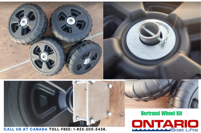 Smooth Sailing: Bertrand Boat Lift Wheel Kit - Boat Show Special in Other in Saint John