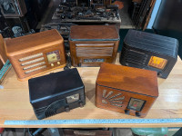 Antique tube radio, am radios
