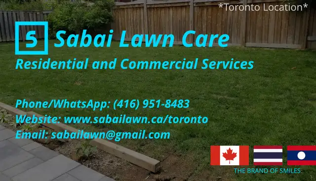 Sabai Lawn Care - Residential & Commercial (The Brand of Smiles)628632311358741221