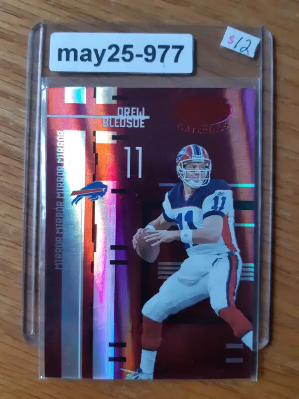 2005 Leaf Certified Materials Mirror Red /100 Drew Bledsoe #13633844618494731222
