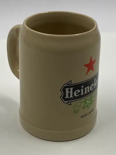 Beer Stein Heineken 16oz Ceramic Vintage Ceramate German Made, View more